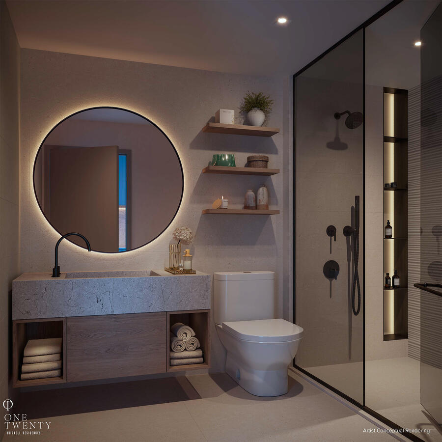 Elegant bathrooms